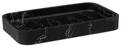 Аксессуар для ванной 5five 51961 Organizator baie Lea 19x11x2.5cm negru efect marmura