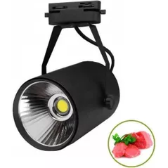 Освещение для помещений LED Market Track Spot Light COB 28W, Meat, QF-2089, 24degree, Black