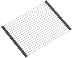 Сушка для посуды Helika-AquaSanita RM-3545 Stainless Steel + Silicone (Roll-Up Dish Drying Rack)
