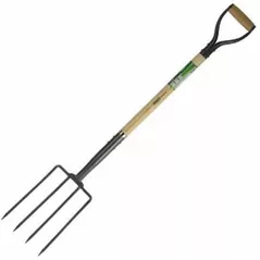 Грабли Modeco Expert 389410 Вилка с 4 зубцами 112 см с деревянной рукояткой MN-79-375