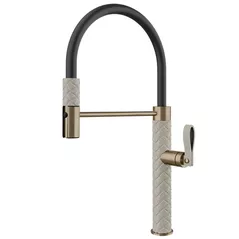 Bateria bucătărie Gessi 60922-432 Crème/Finox Br Nickel