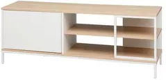 Тумба напольная для TV Deco Loreto 120x40x46H Oak/White