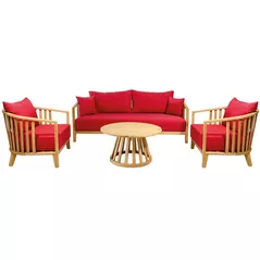 Mobilier pentru grădină SunYard Set York (canapea tripla, 2 fotolii, masuta)