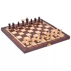 Настольная игра miscellaneous 5237 Sah+dame 35cm, king 6cm, fag/mesteacan/carpen Sunrise (CH165A)