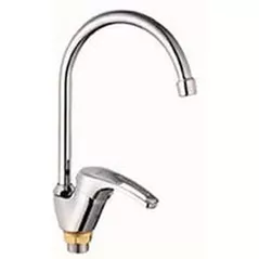 Смеситель кухонный Rossa 49097 MPN5127 cu pipa "U" crom, Bianca