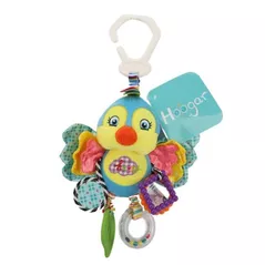 Jucărie cu pandantiv Hoogar HG0104004 Baby plush toy, Blue bird