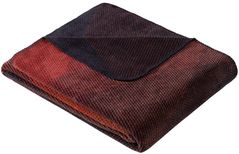 Textile de casă Ibena 2626/620 Jacquard Decke Seattle Dark red