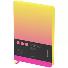 Блокнот Berlingo RL299177 Agenda nedatata Radiance A5, 136 foi, galben