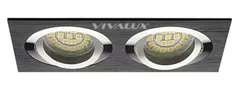 Освещение для помещений Vivalux 75016 Spot STYLE, MR16, 2xGU5.3, negru (VIV003883)