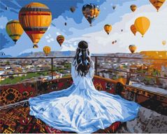 Картина по номерам BrushMe BS37984FC 40x50 сm (fără cutie) Visător în Cappadocia