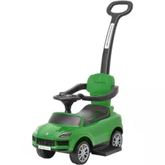 Толокар Milly Mally 59538 Porsche Cayenne S с рукояткой green