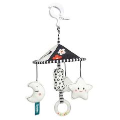 Jucărie cu pandantiv Sensillo Z-0360 Игрушка плюш-карусель 186 b/w star