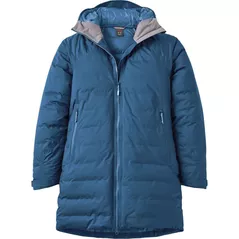 Îmbrăcăminte sport Rab Scurta dame Valiance Parka Tempest Blue 10 (QDB-51-TMB-10)