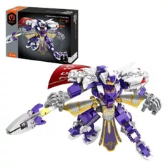 Конструктор iM.Master 6846 Cei cinci Generali Tigri: Ma Chao 2în1, Mechanical Master, 340pcs