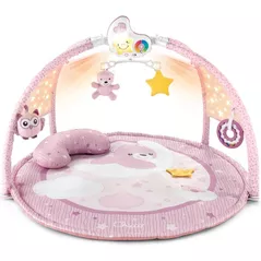 Коврик игровой Chicco 98661 Enjoy Colors, 3in1 cu proiectie, Roz, 0+ luni