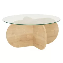 Măsuţă cafea Trendy Bubble, Stejar safir