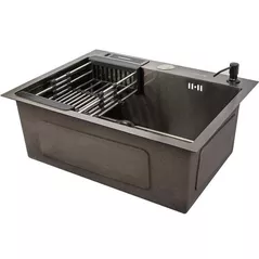 Мойка кухонная ArtFlame HLOIA (HM 6045) Black