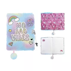 Carnet St.RIGHT 57885 Agenda cu lacat, A5, 96foi, Good vibes, coperta plus