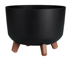 Цветочный горшок ProGarden 57466 Ghiveci pentru flori cu picioare, D29cm, H17cm, antracit