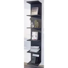 Офисный стеллаж Bofigo Книжный шкаф, 34,6x31,5x180 см, Антрацит (15-07-08)