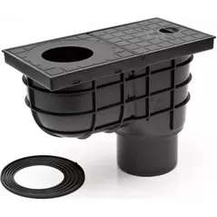 Аксессуар для дома Hydro S 0111729 NEGRU, DN 110, A15 Colector pluvial cu ieșire verticală