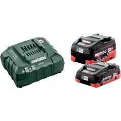 Зарядные устройства и аккумуляторы Metabo 685160000 Set acumulatori 1x4.0 Ah 1x5.5 Ah