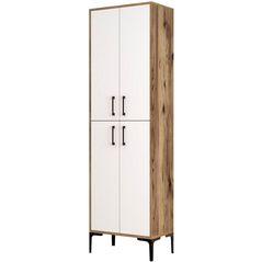 Dulap penal Trendy Berlin A-Nuc, Alb 60x200x35cm, multifunctionala (GTR006633)