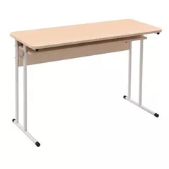 Школьная парта Tisam №6, 2-местный с полкой 1200х500х760мм (1148)