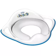 Oală Maltex The Smurfs White/Blue, scaun de toaleta (moale)