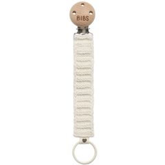 Пустышка BIBS 9440216 Lantisor clip tricotat pentru suzeta Ivory
