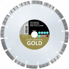 Диск отрезной Hitachi-Hikoki Диамантовый сегментированный диск 230*22,23*12 мм Hitachi Gold Laser (CEG2303012)