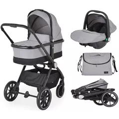 Сărucior pentru copii Moni Christiano Grey, 3in1