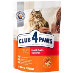 Hrană pentru animale de companie CLUB 4 PAWS 24230940 Hrană uscată Premium pentru pisici adulte, eliminarea părului, pui, 15x300 g