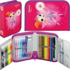 Школьный пенал Maped 967812 Пенал Fairy, наполненый