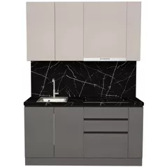 Mobilă pentru bucatarie ArtFlame GOLA Cream/Stone Grey (1.6 m.l.)