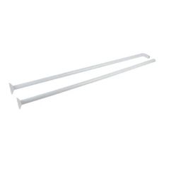 Карниз для ванной Hydro S 0530015 Bara de colt pentru perdea dus, inox , alba