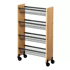 Этажерка Kesper 27843 Raft de bucatarie metal PAL, 45x17x77сm