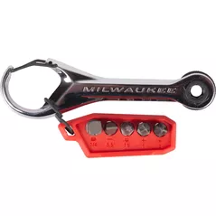 Set de unelte de mână Milwaukee 4932498792 Mini clichet Multi-Bit 7-în-1