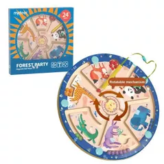 Игрушка Mideer MD1154 Labirint cu bile magnetice Petrecere în pădure