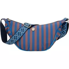 Geantă de umăr Pip Studio 51.273.426 Freya Half Moon Cross Body Bag Stripe Blue 34x10x16cm