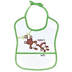 Bavețică BabyJem 030 Baveta cu buzunar Poly Small Bib Verde