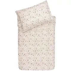 Детское постельное белье Jollein 003-005-68104 Set husa pentru plapuma si perna Flower Fairies, 140x100cm