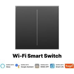 Выключатель электрический Moes ZS-SF-EU2-GY-MS