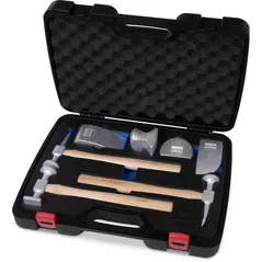 Set de unelte de mână GYS 083486 Комплект рихтовочных оправок и молотков, 7 предмета из алюминия