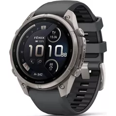 Смарт часы Garmin Fenix 9 Pro, 47mm, inReach,Ti w/Gpt/Bk bnd (010-04336-21)