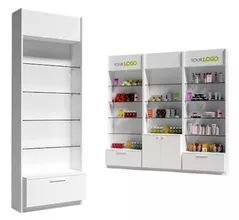 Тумба Indart Vitrina 05 (80x30x230)