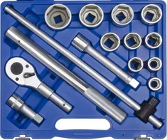 Set de unelte de mână King Tony 6314MR12 набор 3/4" торцевых головок 6 гран. 22-50мм принадлежностей, 14 пр.