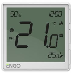 Термостат ENGO Controls EONE-230W prin internet ZigBee, 230V, white
