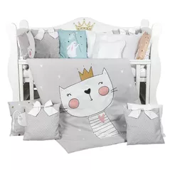 Детское постельное белье PernaMea Set lenjerie 8 piese Premium Zoo (PM.105896/5)