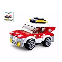 Конструктор Sluban B1083 Mașină de raliu cu inerție, 88 elem.